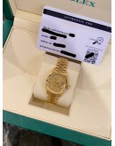 (LIKE NEW) 2005 ROLEX LADY DATEJUST REF 69178 18K 750 YELLOW GOLD DIAMOND DIAL 26MM AUTOMATIC WATCH 