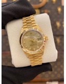 (LIKE NEW) 2005 ROLEX LADY DATEJUST REF 69178 18K 750 YELLOW GOLD DIAMOND DIAL 26MM AUTOMATIC WATCH 