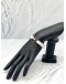 HERMES CLIC CLAC H NARROW BRACELET IN WHITE WITH SILVER HARDWARE -FULL SET-