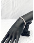 (UNUSED) DIAMOND WHITE GOLD BRACELET VERY SHINNING IN 0.60 CARAT VVS 1 / F COLOUR WITH EVERY EACH CERTIFICATE  - FULL SET -