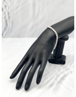 (UNUSED) DIAMOND WHITE GOLD BRACELET VERY SHINNING IN 0.60 CARAT VVS 1 / F COLOUR WITH EVERY EACH CERTIFICATE  - FULL SET -