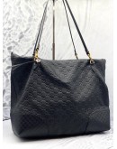 (LIKE NEW) GUCCI GG MICROGUCCISSIMA CALFSKIN LEATHER TOTE BAG 