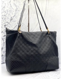 (LIKE NEW) GUCCI GG MICROGUCCISSIMA CALFSKIN LEATHER TOTE BAG 