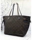 (LIKE NEW) LOUIS VUITTON NEVERFULL MM MONOGRAM IDYLLE CANVAS BAG 
