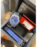 (UNUSED) 2020 TUDOR PELAGOS TITANIUM REF 25600TB BLUE DIAL BLUE BEZEL 42MM AUTOMATIC WATCH -FULL SET-