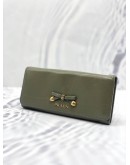 PRADA VITELLO SHINE LONG WALLET 