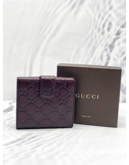 (UNUSED) GUCCI GUCCISSIMA LOVELY HEART FRENCH FLAP WALLET 
