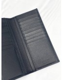 PRADA SAFFIANO LEATHER BIFOLD BLACK LONG WALLET