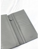 (LIKE NEW) PRADA COBALTO BLUE SAFFIANO STRIPE LEATHER BIFOLD LONG WALLET