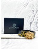 (LIKE NEW) VERSACE MEDUSA BUCKLE REVERSIBLE BELT SIZE 105/42 -FULL SET-