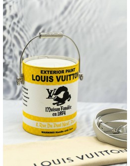 (LIKE NEW) LOUIS VUITTON PAINT CAN BAG MONOGRAM CANVAS AND LEATHER 