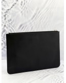 FENDI MONSTER EYES BUGS ZIPPED CLUTCH IN BLACK