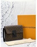 (LIKE NEW) LOUIS VUITTON MONOGRAM S LOCK CLUTCH 