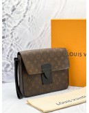 (LIKE NEW) LOUIS VUITTON MONOGRAM S LOCK CLUTCH 