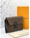 (LIKE NEW) LOUIS VUITTON MONOGRAM S LOCK CLUTCH 
