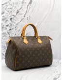 (PRE OWNED) LOUIS VUITTON SPEEDY 30 BAG IN BROWN MONOGRAM CANVAS 