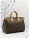 (PRE OWNED) LOUIS VUITTON SPEEDY 30 BAG IN BROWN MONOGRAM CANVAS 