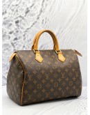 (PRE OWNED) LOUIS VUITTON SPEEDY 30 BAG IN BROWN MONOGRAM CANVAS 