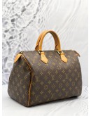 (PRE OWNED) LOUIS VUITTON SPEEDY 30 BAG IN BROWN MONOGRAM CANVAS 