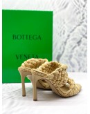 (LIKE NEW) BOTTEGA VANETA BV CURVE RAFFIA SANDALS SIZE 37 1/2