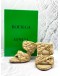 (LIKE NEW) BOTTEGA VANETA BV CURVE RAFFIA SANDALS SIZE 37 1/2