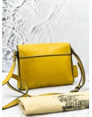 (PRE OWNED) BURBERRY YELLOW LEATHER CROSSBODY BAG 