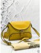 (PRE OWNED) BURBERRY YELLOW LEATHER CROSSBODY BAG 