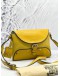 (PRE OWNED) BURBERRY YELLOW LEATHER CROSSBODY BAG 