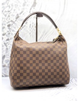 (LIKE NEW) LOUIS VUITTON PORTOBELLO PM DAMIER EBENE SHOULDER BAG