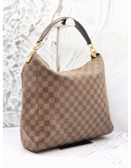 (LIKE NEW) LOUIS VUITTON PORTOBELLO PM DAMIER EBENE SHOULDER BAG