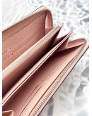 (UNUSED) LOUIS VUITTON ZIPPY WALLET IN LIGHT PINK  EPI LEATHER