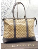 (LIKE NEW) GUCCI CRYSTAL GG TOTE BAG 