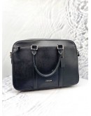 COACH BLACK LEATHER METROPOLITAN SLIM BRIEFCASE