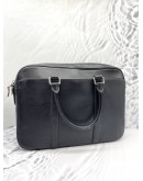 COACH BLACK LEATHER METROPOLITAN SLIM BRIEFCASE
