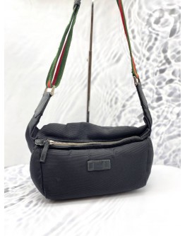GUCCI CANVAS SHERRY LINE BELT BAG