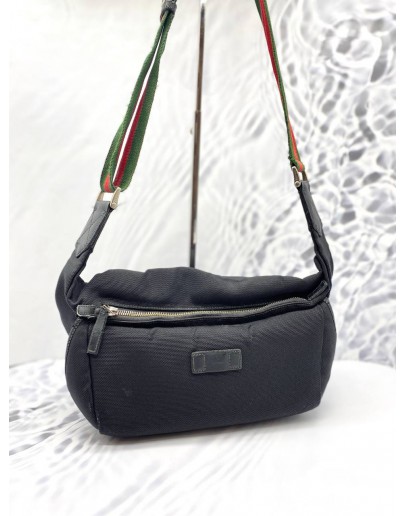 GUCCI CANVAS SHERRY LINE BELT BAG