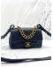 (LIKE NEW) CHANEL BLACK MINI TRAPEZIO FLAP QUILTED CROSSBODY BAG