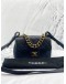 (LIKE NEW) CHANEL BLACK MINI TRAPEZIO FLAP QUILTED CROSSBODY BAG