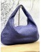 (LIKE NEW ) BOTTEGA VANETA WOMAN BOSTON BAG DARK PURPLE 