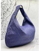 (LIKE NEW ) BOTTEGA VANETA WOMAN BOSTON BAG DARK PURPLE 