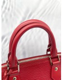 (LIKE NEW) LOUIS VUITTON ALMA MM EPI LEATHER IN RED