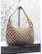 (LIKE NEW) GUCCI CHARMY HOBO GG CANVAS SHOULDER BAG 