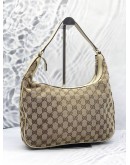 (LIKE NEW) GUCCI CHARMY HOBO GG CANVAS SHOULDER BAG 