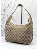 (LIKE NEW) GUCCI CHARMY HOBO GG CANVAS SHOULDER BAG 