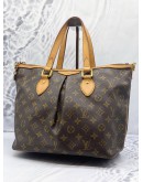 LOUIS VUITTON PALERMO PM BROWN MONOGRAM CANVAS WITH STRAP
