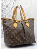 LOUIS VUITTON PALERMO PM BROWN MONOGRAM CANVAS WITH STRAP