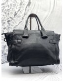 (LIKE NEW)COACH SWAGGER CARRYALL IN PEBBLE LEATHER BLACK
