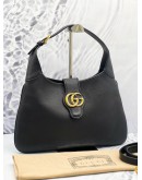 (LIKE NEW) GUCCI APHRODITE MORMONT HOBO BAG IN BLACK 