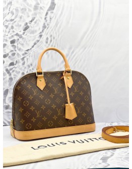 (LIKE NEW) LOUIS VUITTON ALMA MM MONOGRAM CANVAS 