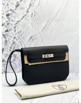 (LIKE NEW) 2023 HERMES KELLY DEPECHES 25 POUCH 